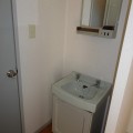 洗面所・写真は102号室のものとなります。