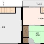 離れ間取り図