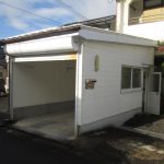 シャッター付ガレージ